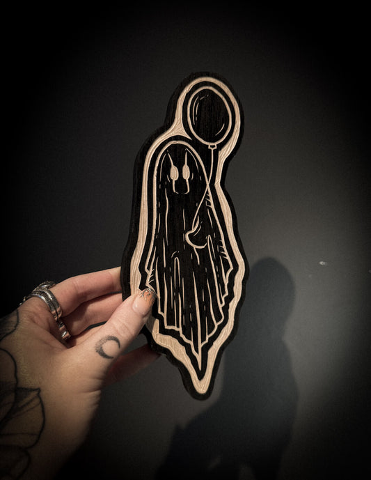 IT Ghost Woodcut