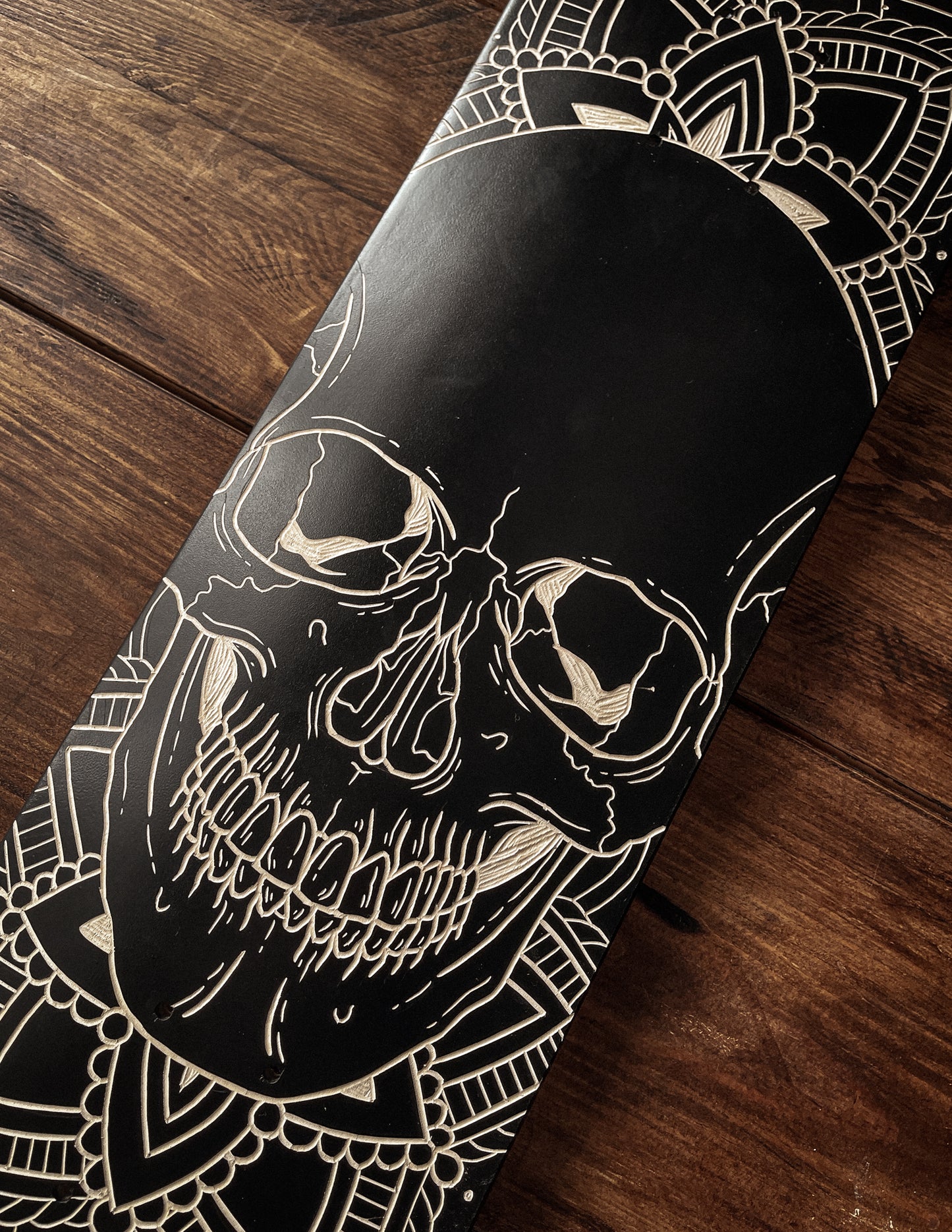 Skull Mandala Skate Deck