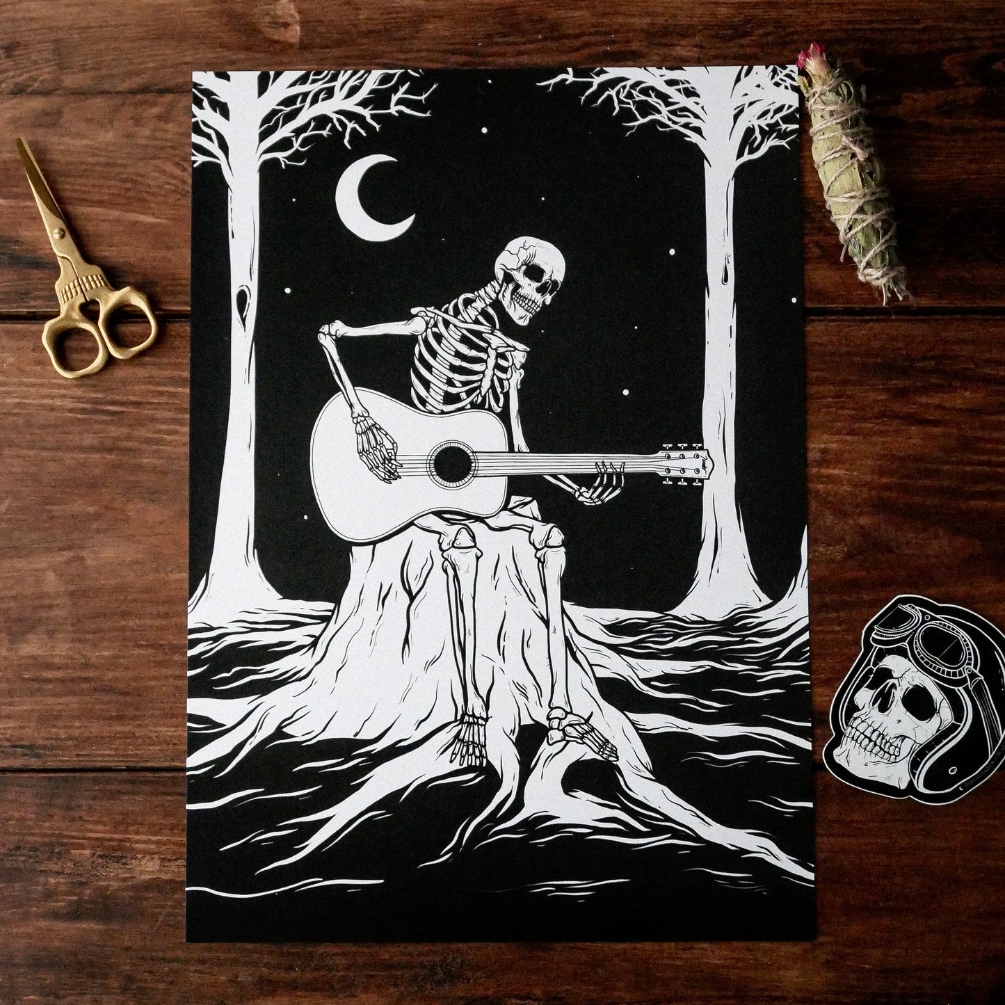 A3 Skeleton Print Collection