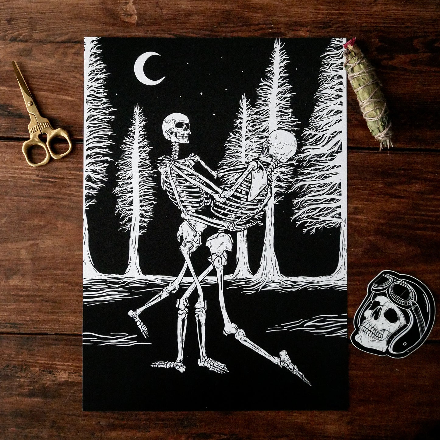 A3 Skeleton Print Collection