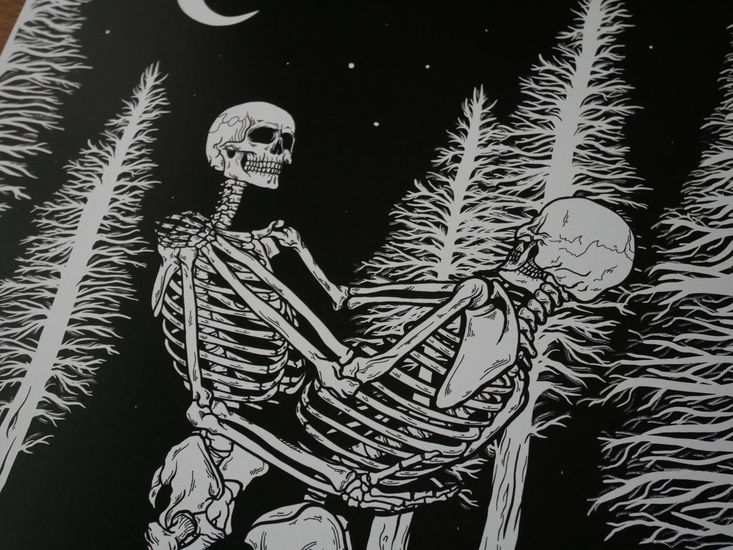 A3 + A4 Dancing Skeletons Print